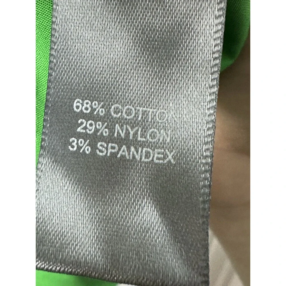NWT Marled Reunited Button Blouse Green Cotton/Poly/Spandex Medium - Picture 5 of 6